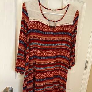 6/$20 Hem & Thread Tunic Length Top or Short Dress, Beautiful Colors & Design